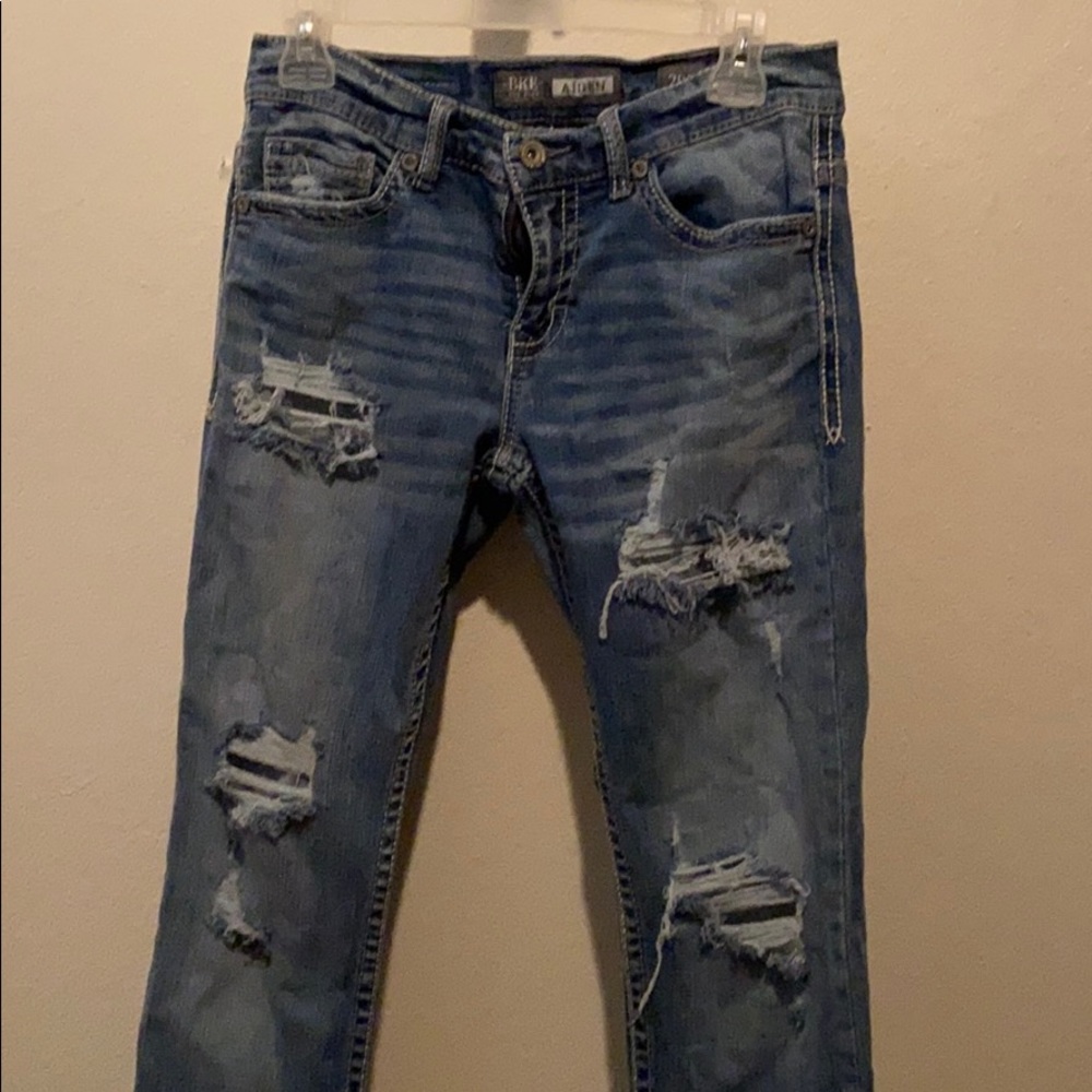 Bootcut light wash jeans